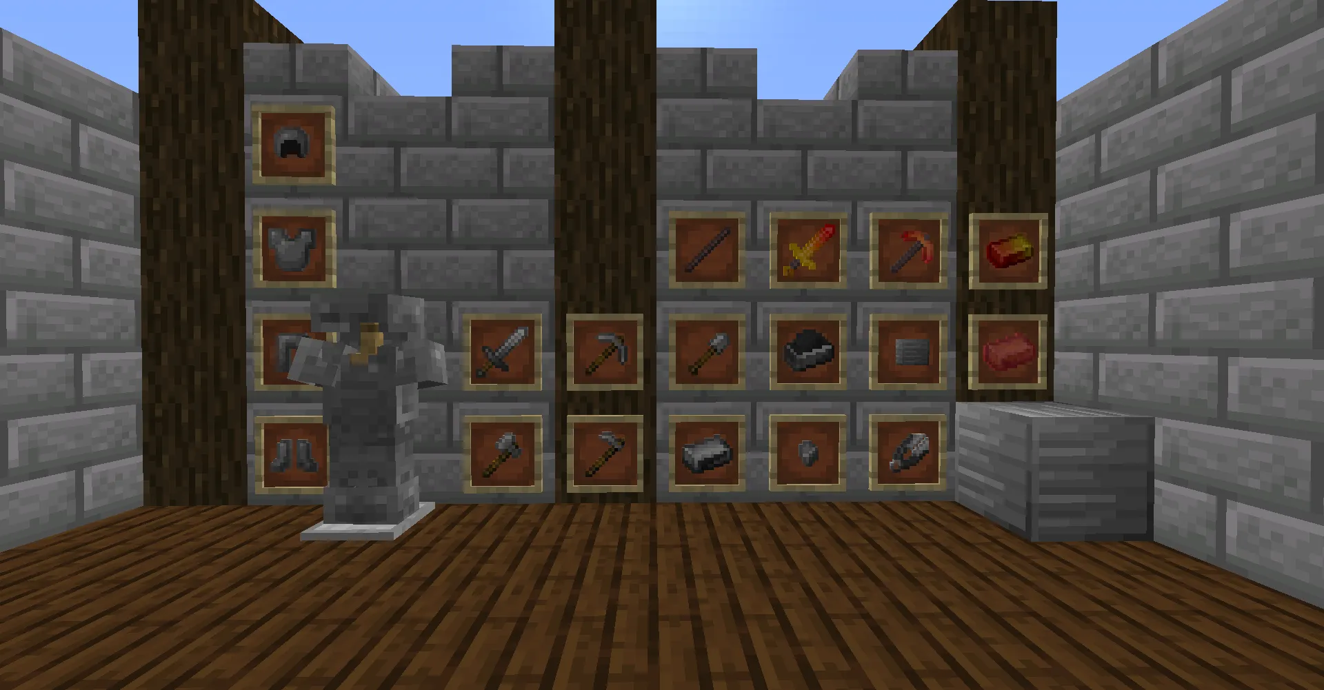 tools steel and armor steel — скриншот 1 (Моды, Minecraft)