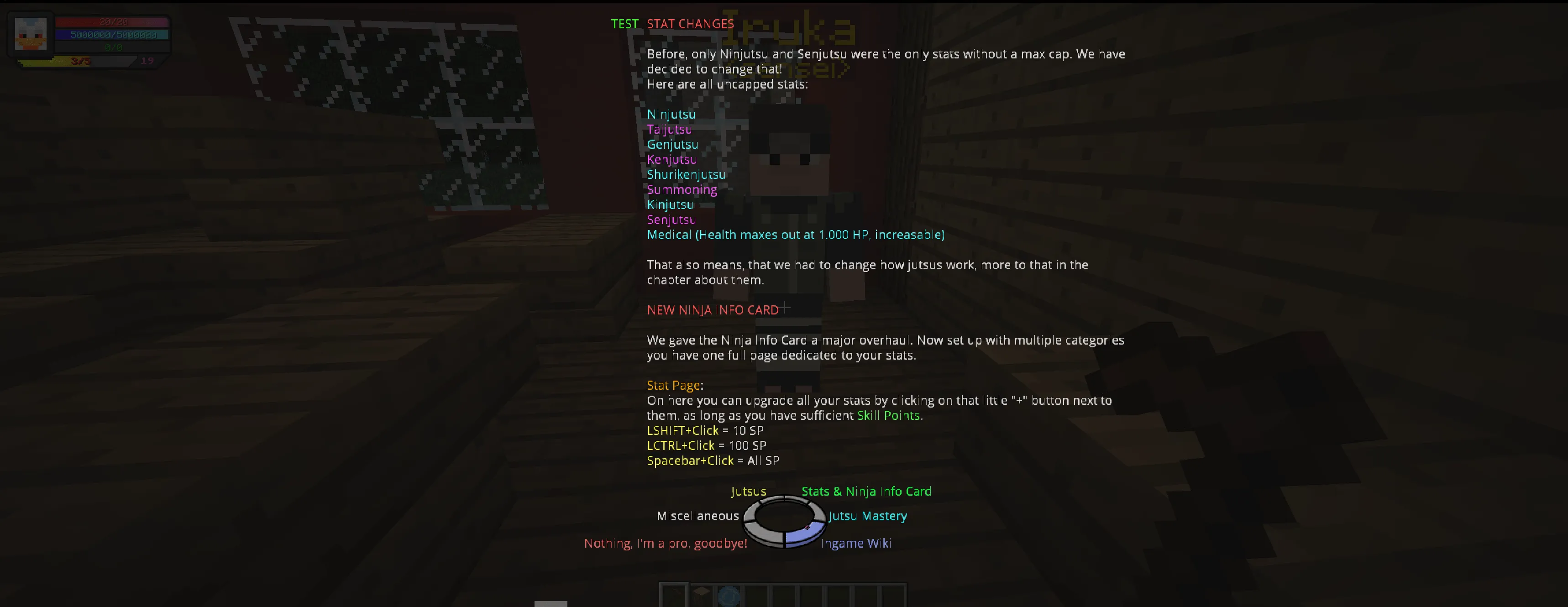 Naruto Destination Showcase, Модпаки, Minecraft