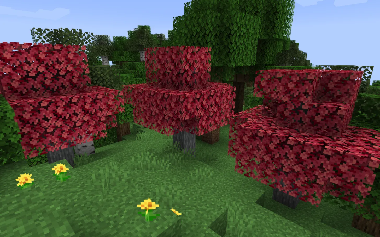 Tons Of Trees — скриншот 1 (Моды, Minecraft)