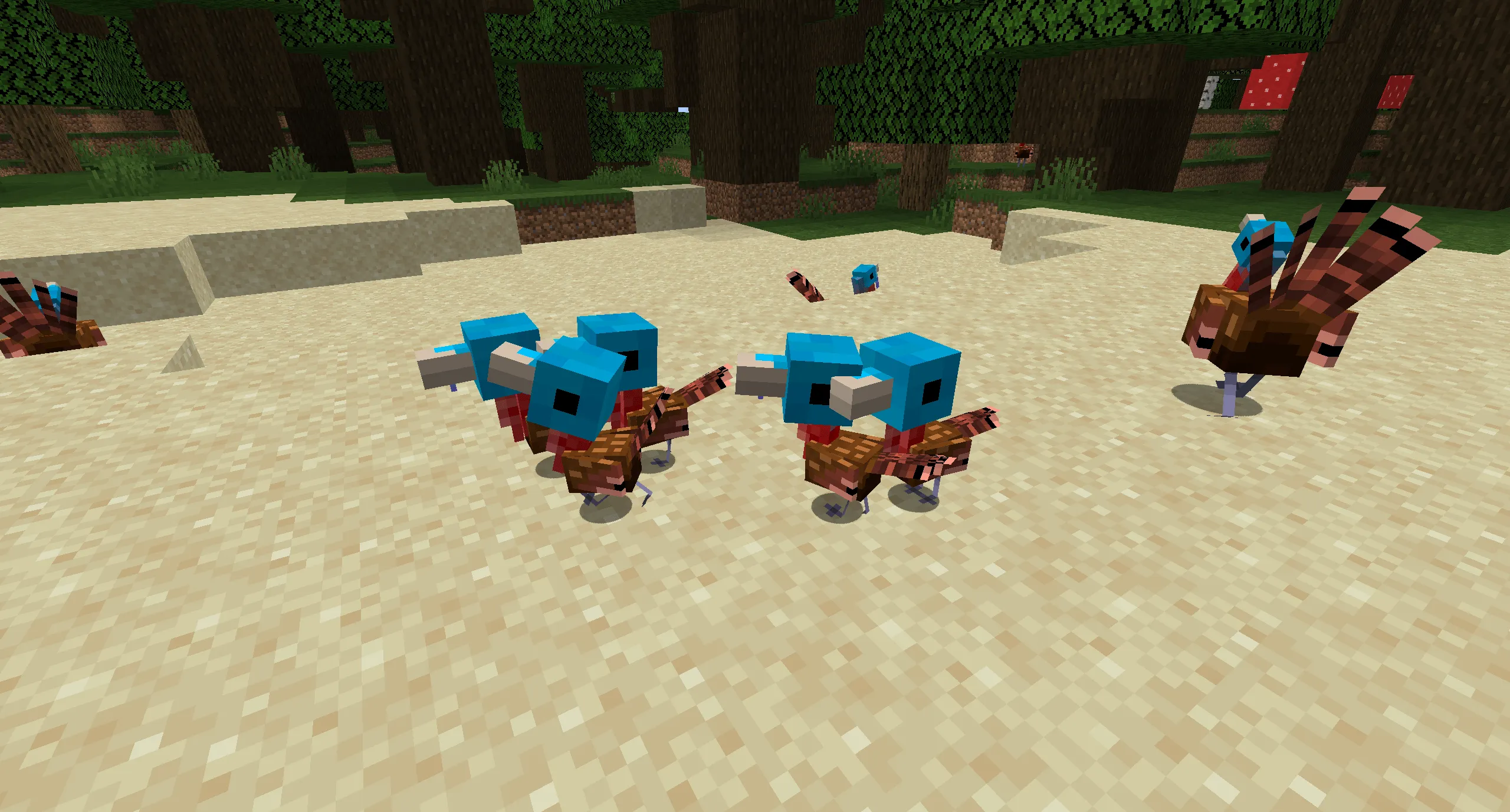 Dragons1019367's Turkeys Mod (Neo(Forge)) — скриншот 2 (Моды, Minecraft)