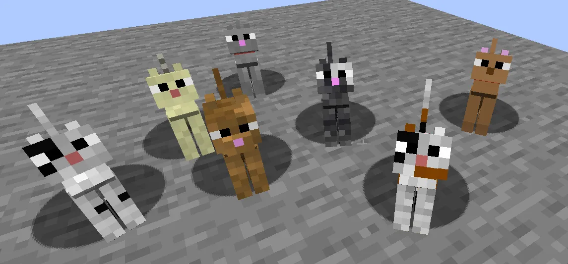 Adventurous Animals, Текстуры, Minecraft