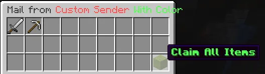 Simple Mail — скриншот 1 (Моды, Minecraft)
