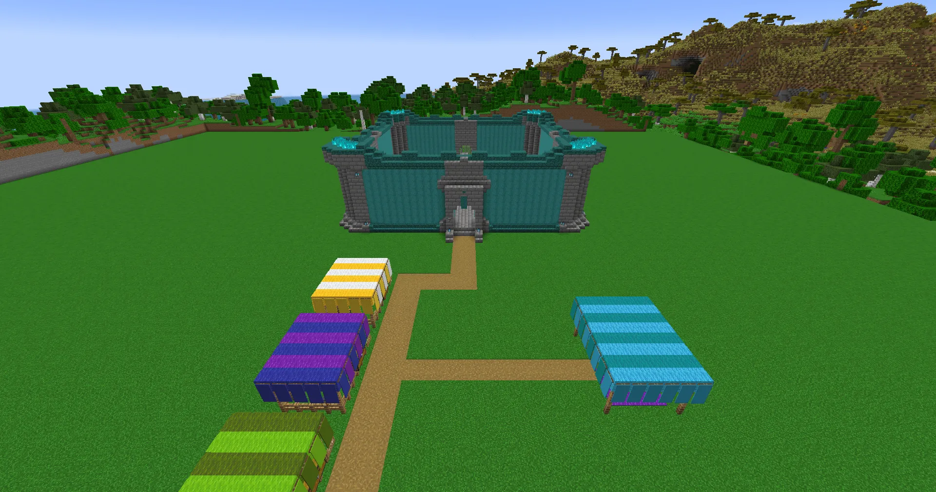 Battle Arena!, Карты, Minecraft