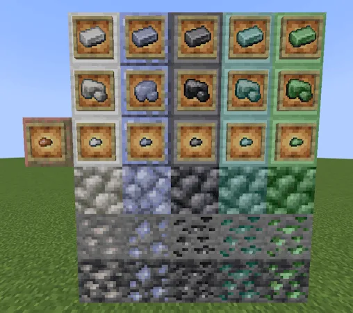 Levia's Metals (Fantasy) — скриншот 1 (Моды, Minecraft)