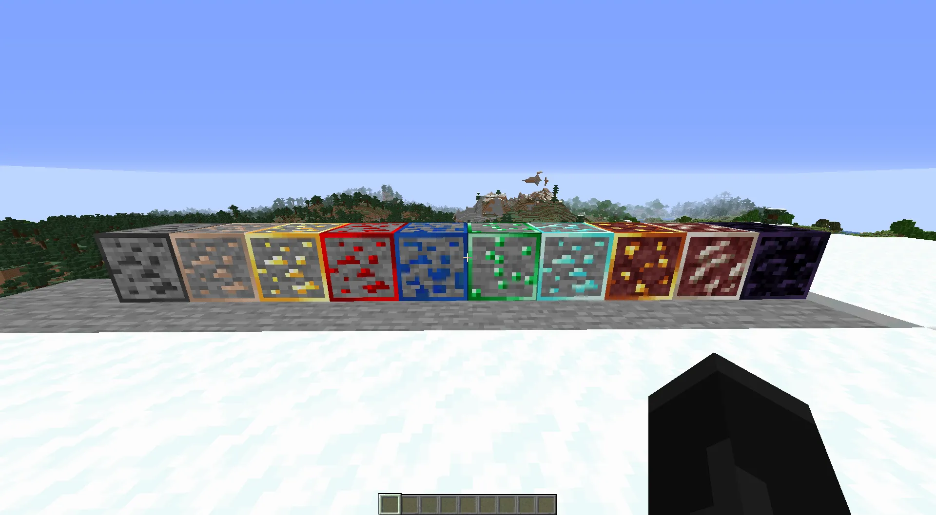 Outlined Ores — скриншот 1 (Текстуры, Minecraft)