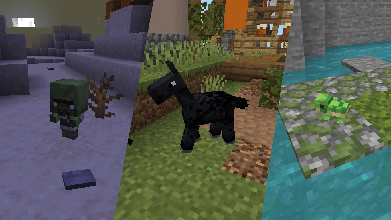 Baby Animals and Rabbit model backport, Текстуры, Minecraft