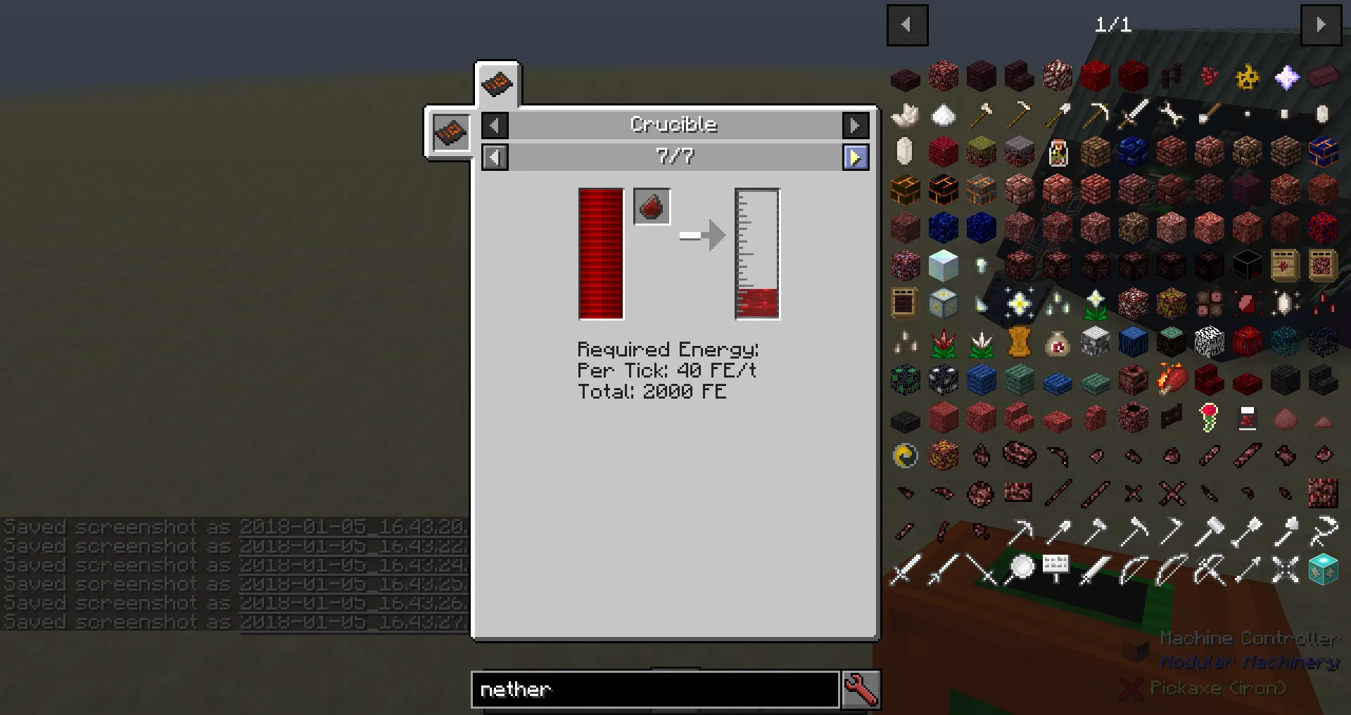 DNS' MM Machines - Crucible, Кастомизации, Minecraft