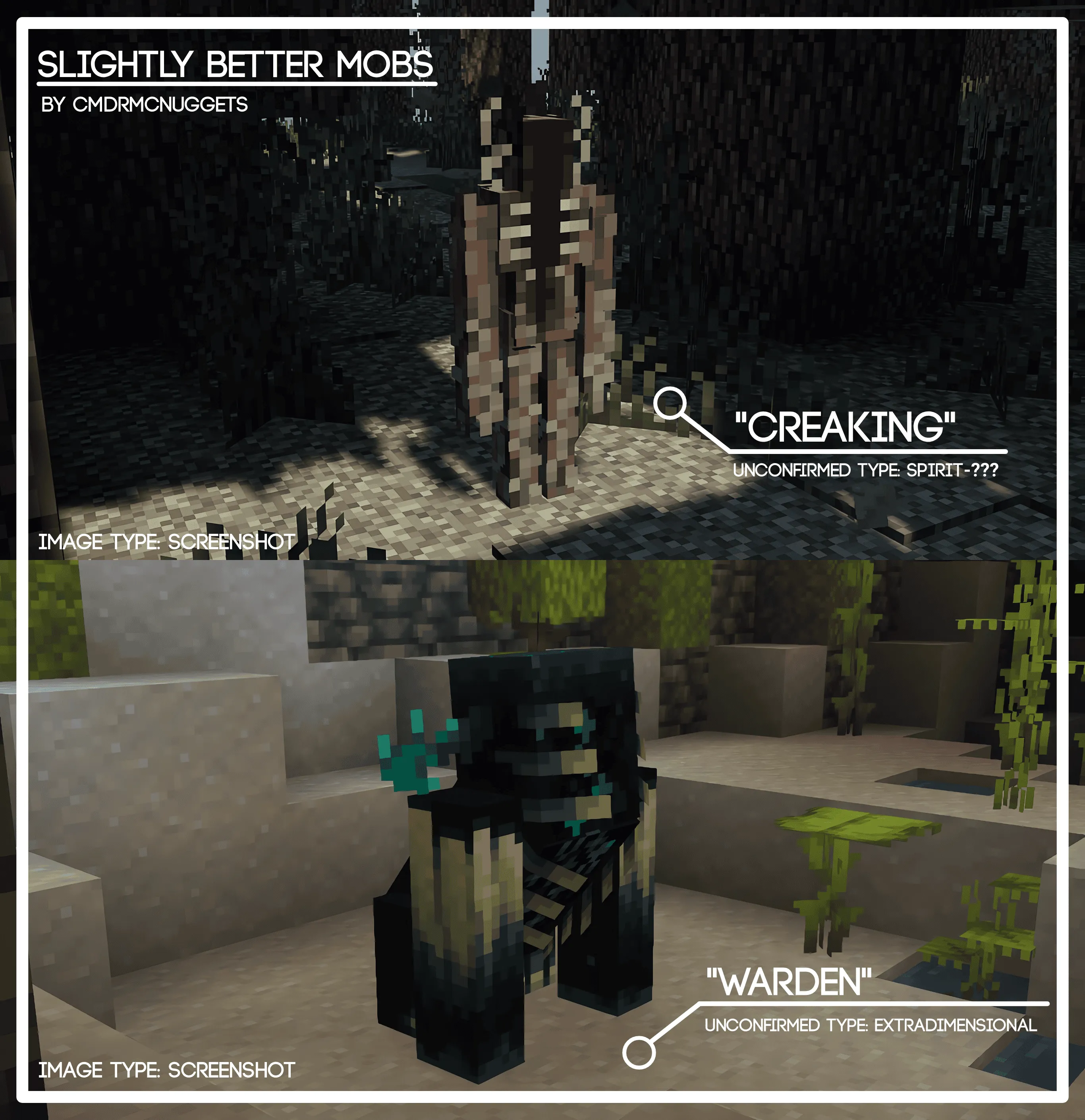 Slightly Better Mobs, Текстуры, Minecraft