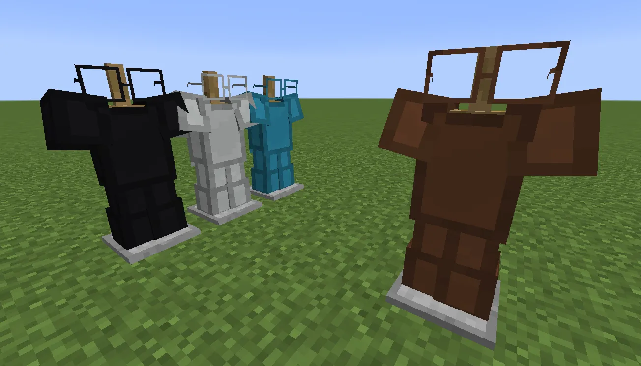 Leatherless Armor and Glasses — скриншот 6 (Текстуры, Minecraft)