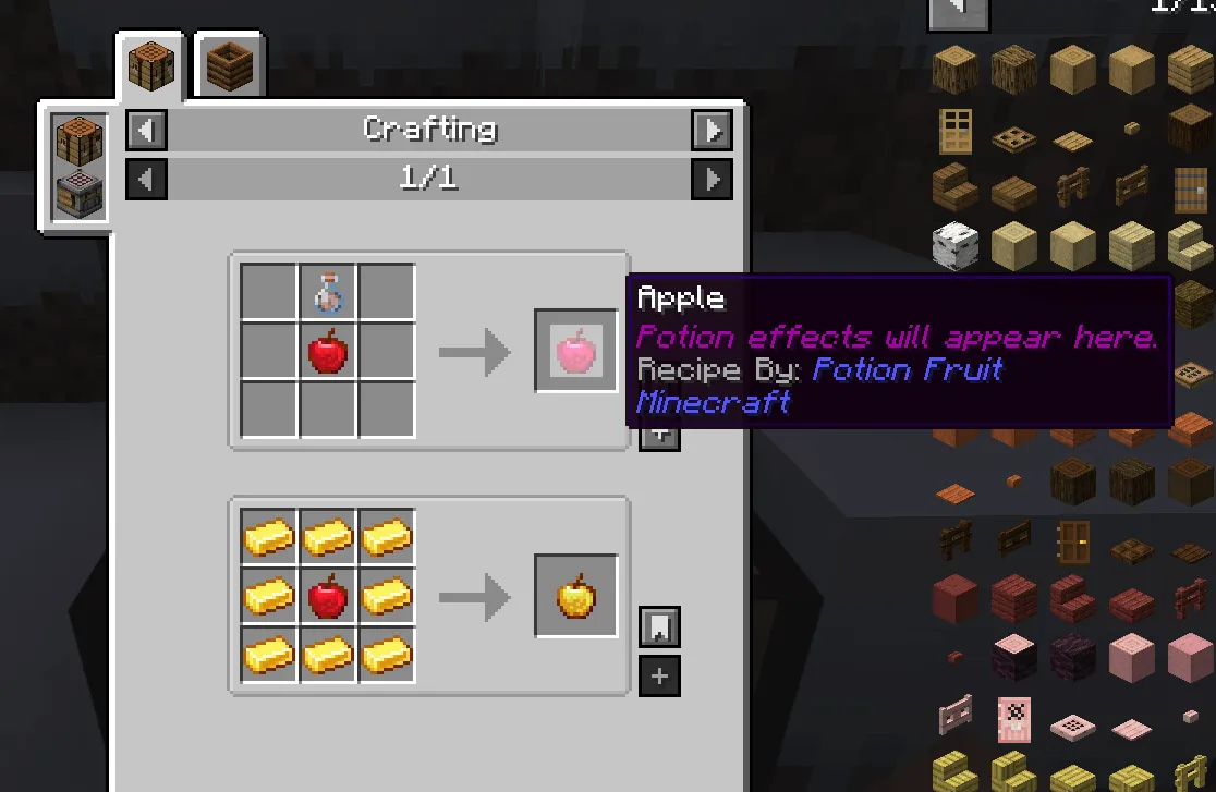 No Name Provided's Potion Fruit, Моды, Minecraft