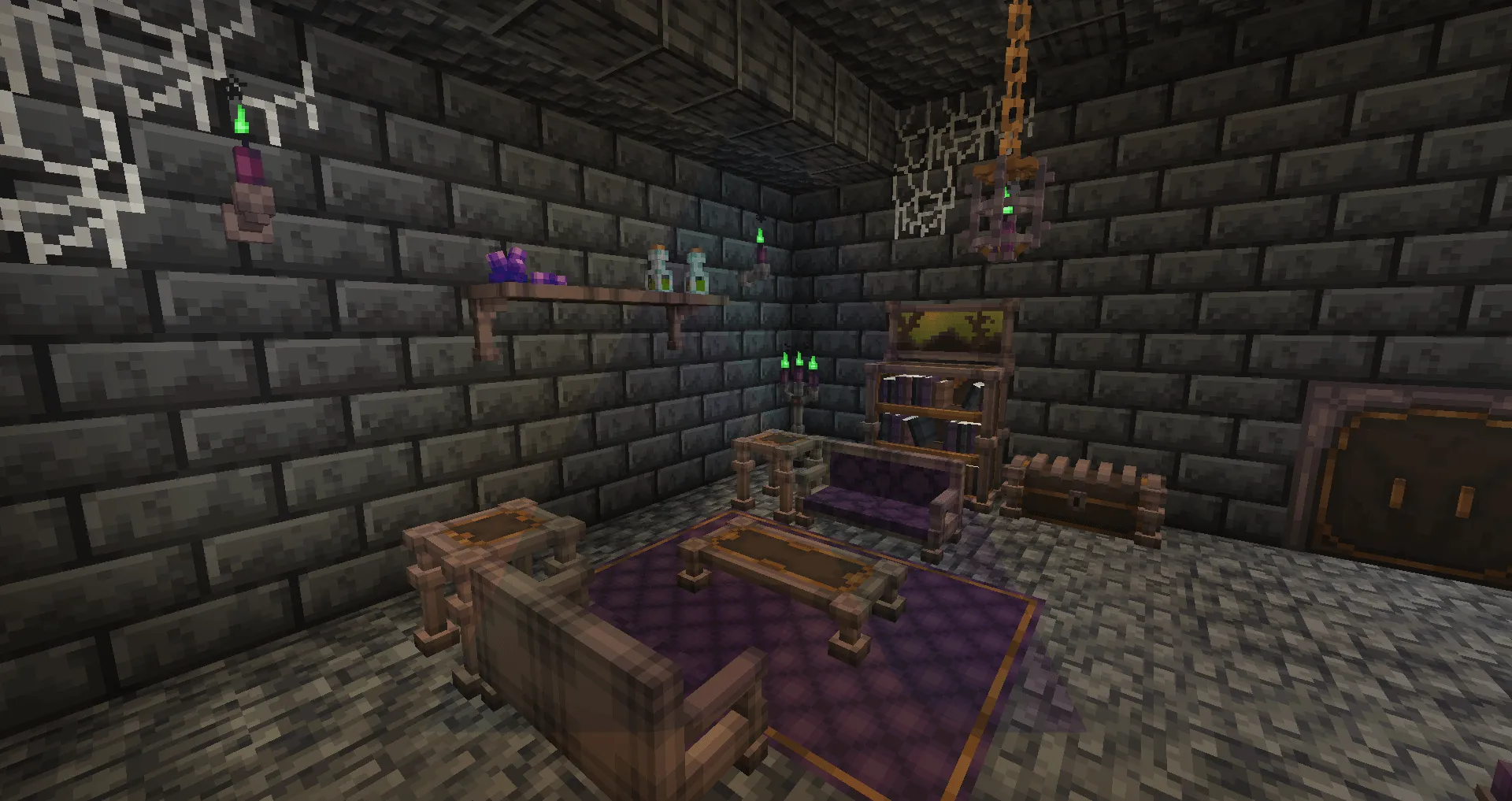Fantasy's Furniture - Necrolord — скриншот 2 (Моды, Minecraft)