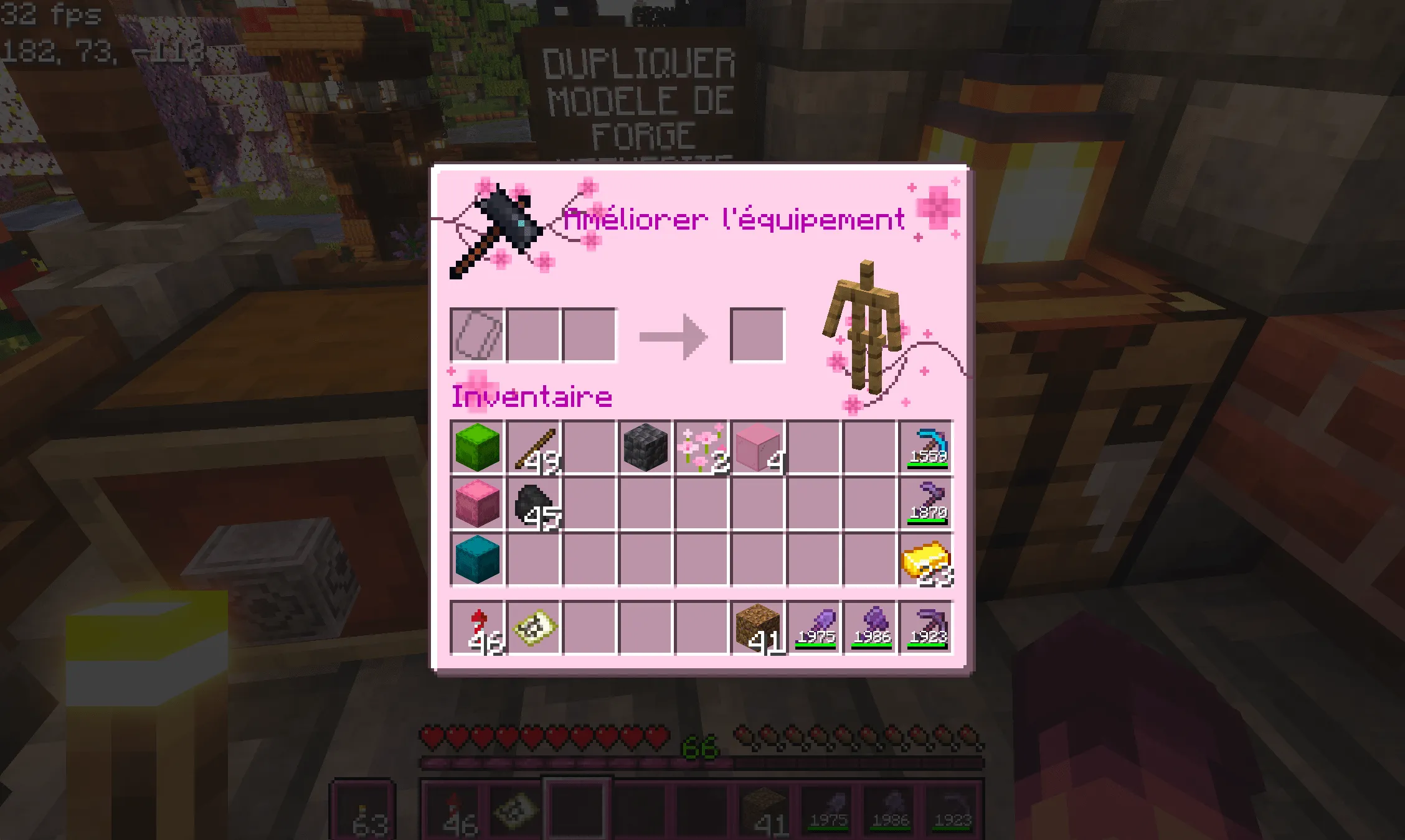 Cherry Blossom GUI — скриншот 9 (Текстуры, Minecraft)