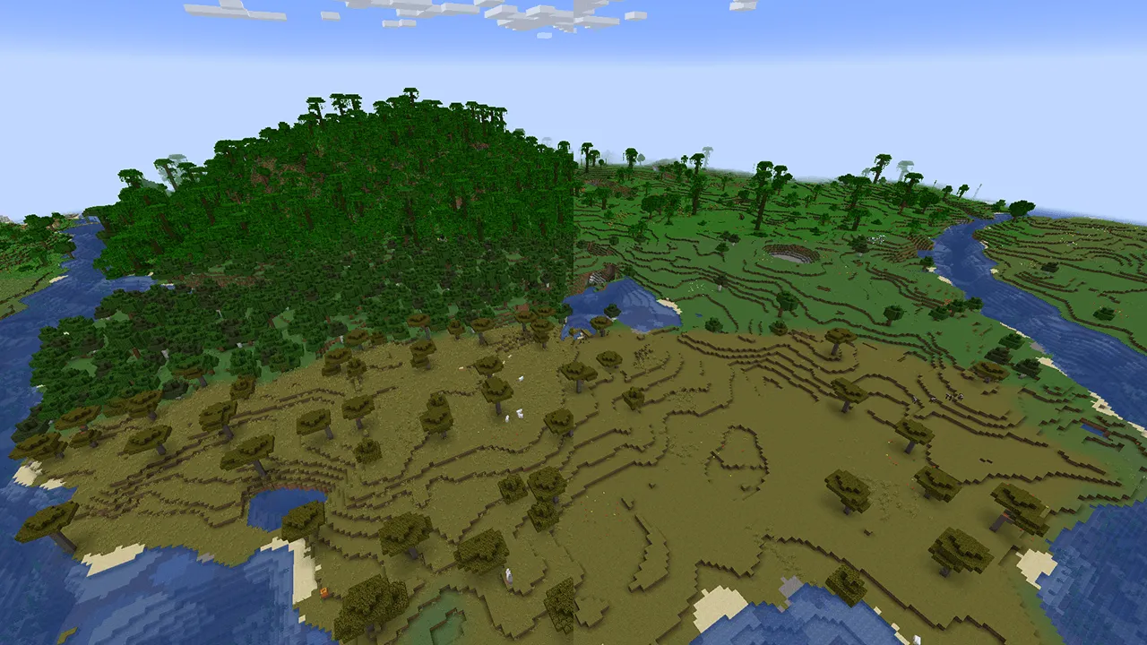 OBR less vegetation, Дата-паки, Minecraft