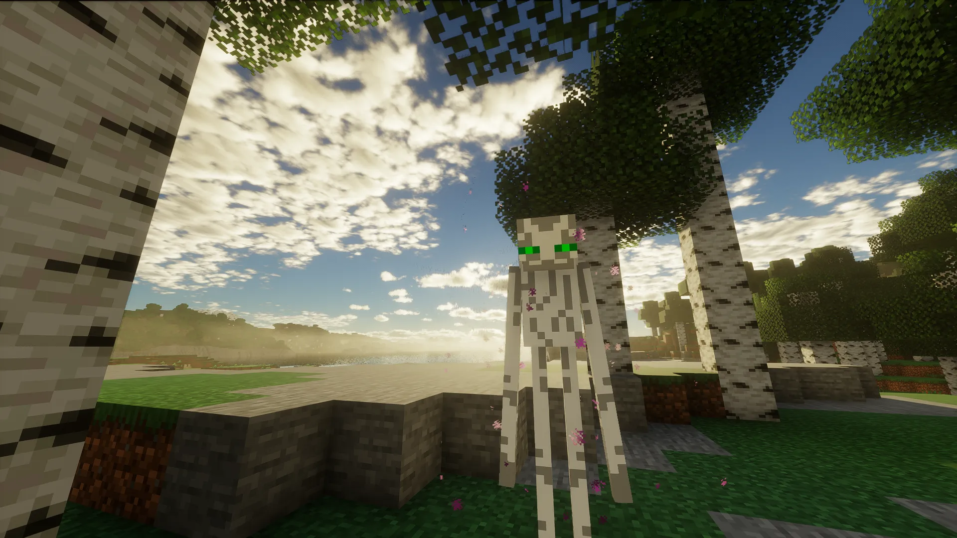 Pyvtron´s White Enderman — скриншот 1 (Текстуры, Minecraft)