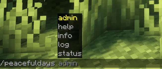 Peacefuldays, Моды, Minecraft