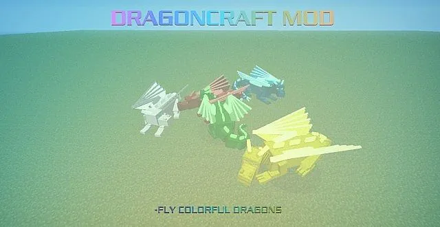 Dragon Mounts: DragonCraft — скриншот 1 (Моды, Minecraft)