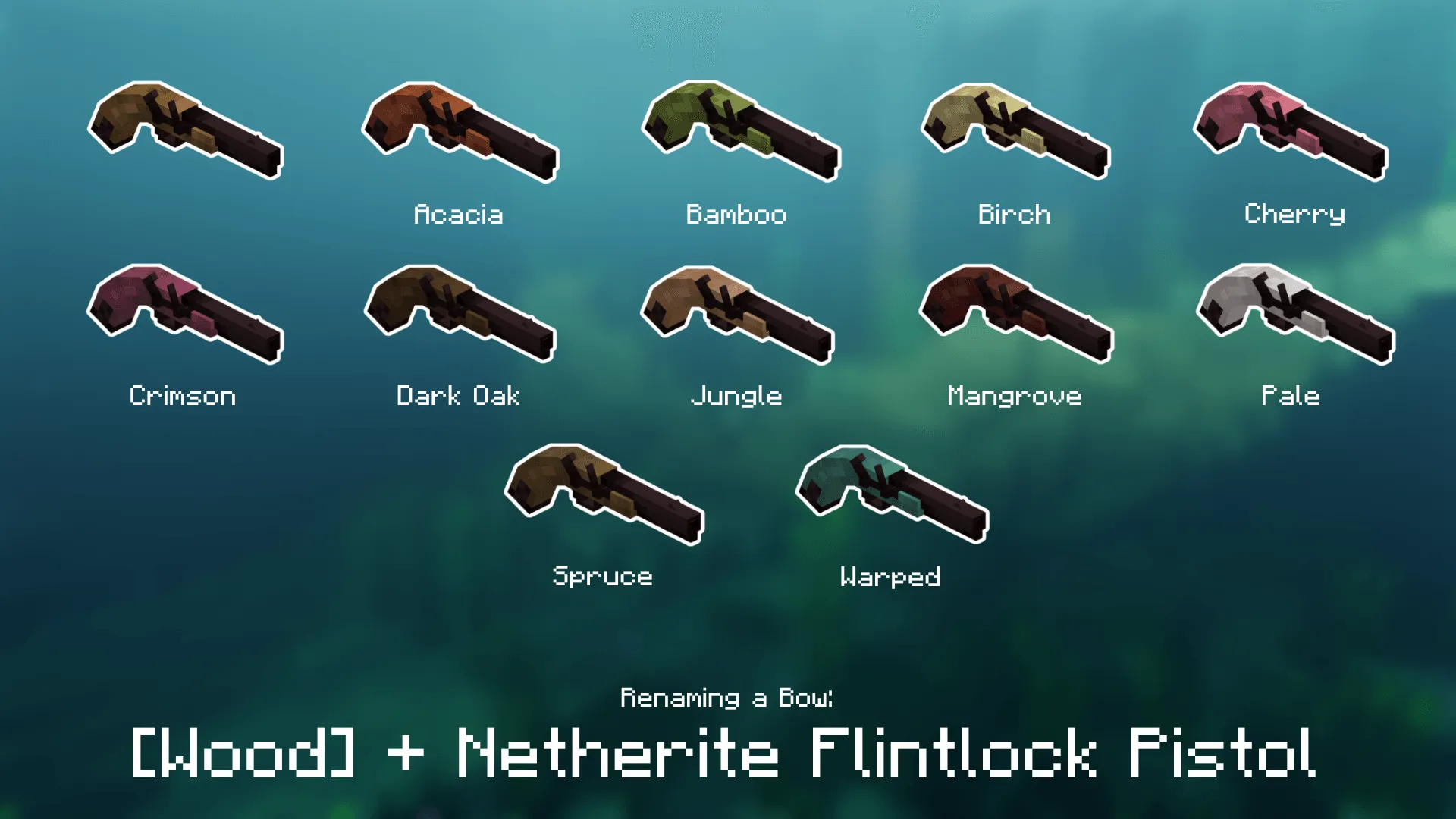 MTW's Pirates CIT Pack, Текстуры, Minecraft