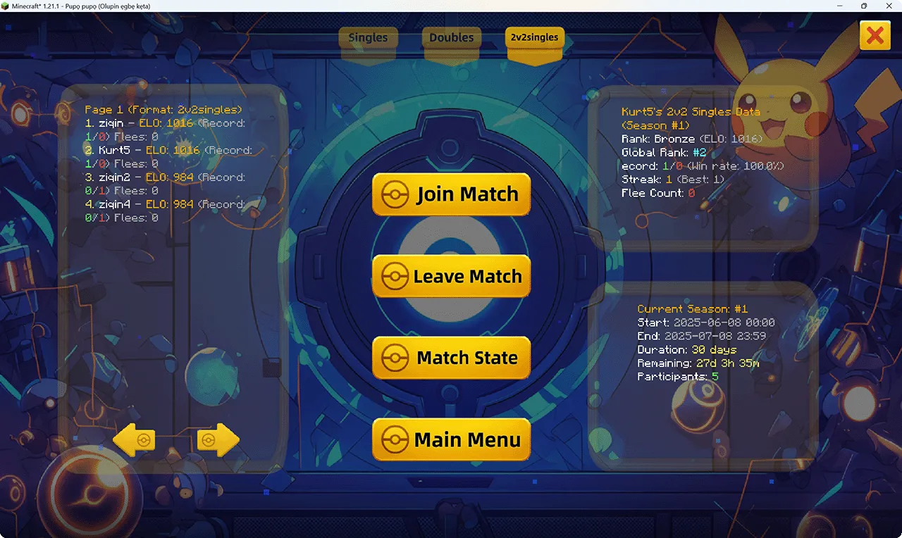 Cobblemon Ranked, Моды, Minecraft