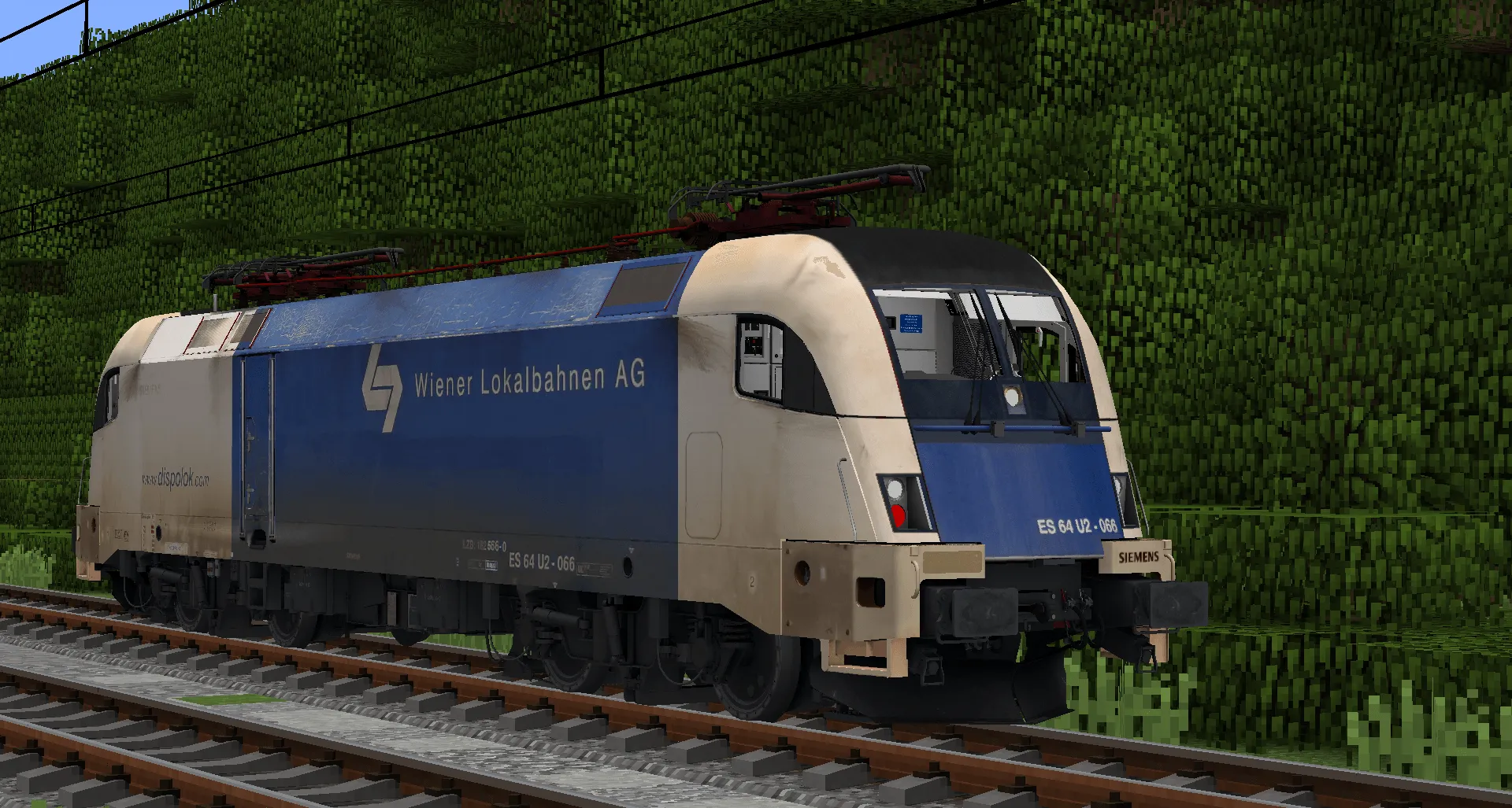 [IR/Immersiverailroading] ES64U2 Akiem MÁV RAIL TOURS Taurus — скриншот 8 (Текстуры, Minecraft)