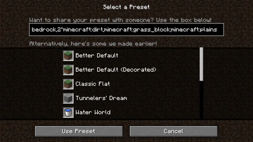 Better Flatworld Preset — скриншот 2 (Моды, Minecraft)