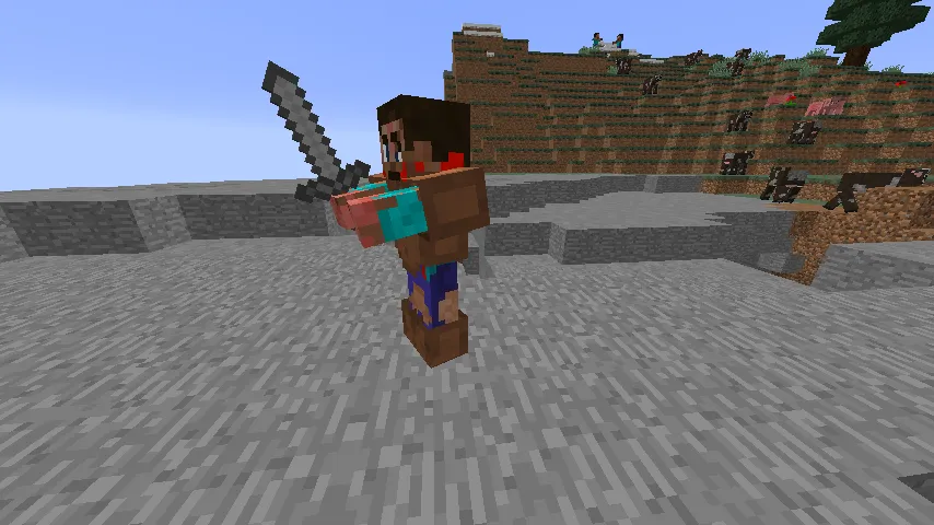 Zombie NPC mod — скриншот 4 (Моды, Minecraft)