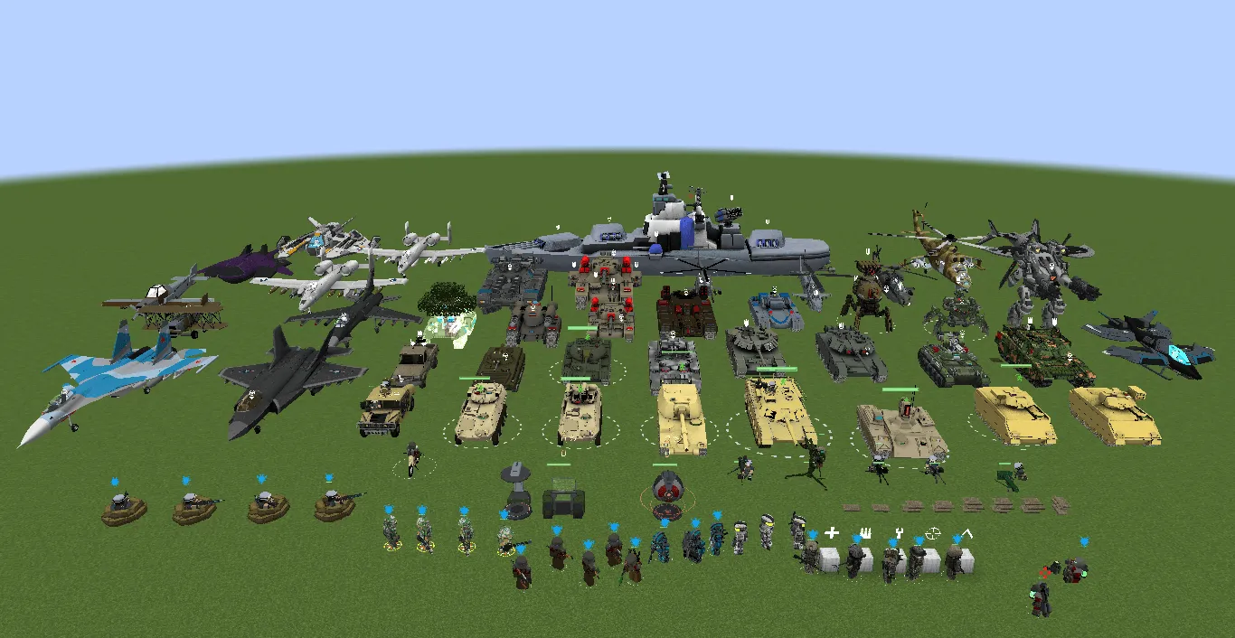 Advance Army, Моды, Minecraft