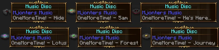 Mjonter's Music & RP Items — скриншот 2 (Моды, Minecraft)
