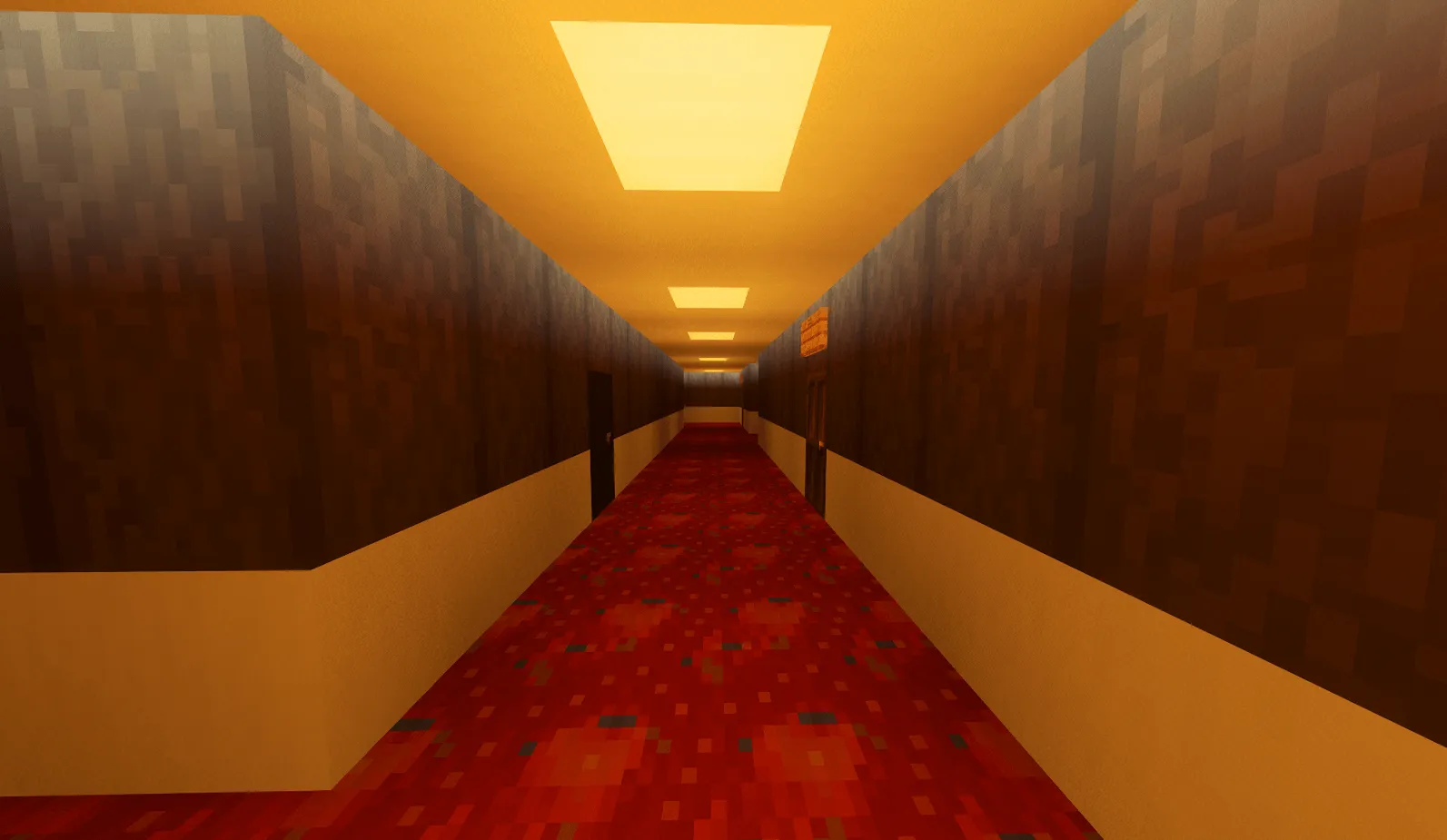 The Backrooms-Noclip, Карты, Minecraft