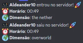 Rich Presence Discord (BR), Моды, Minecraft