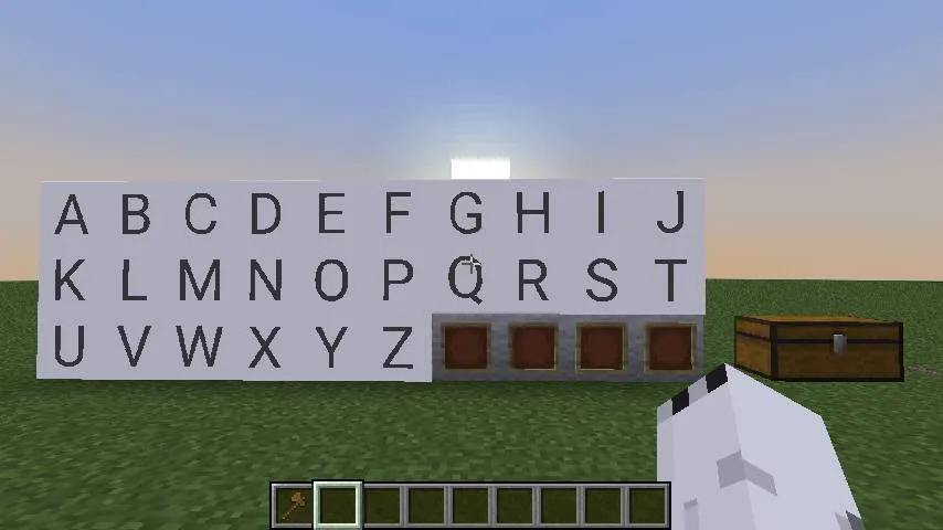 Alphanumeric — скриншот 3 (Кастомизации, Minecraft)