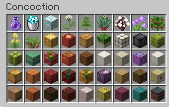 Concoction!, Моды, Minecraft