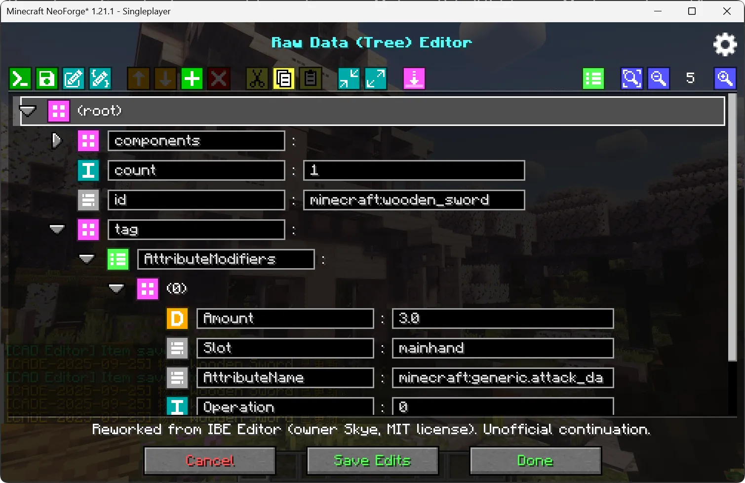 [CADE]CAD Editor, Моды, Minecraft