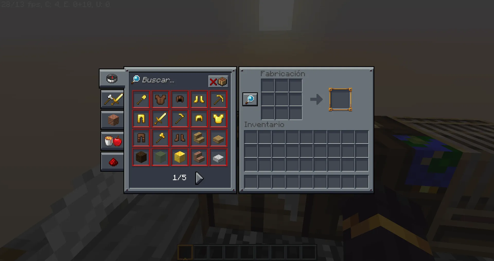 Modern GUI-Dark Edition — скриншот 2 (Текстуры, Minecraft)