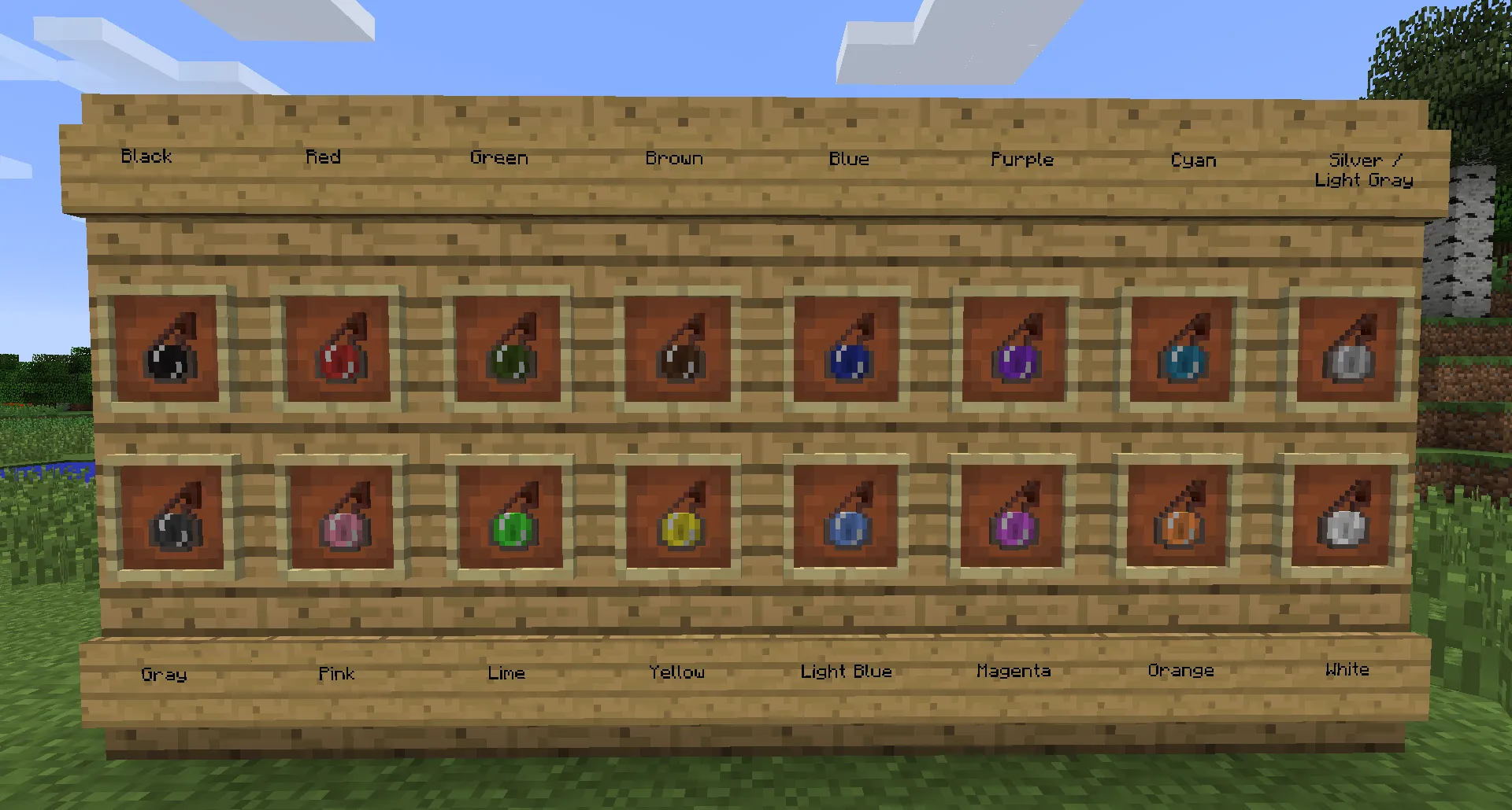 Splash Dye — скриншот 2 (Моды, Minecraft)