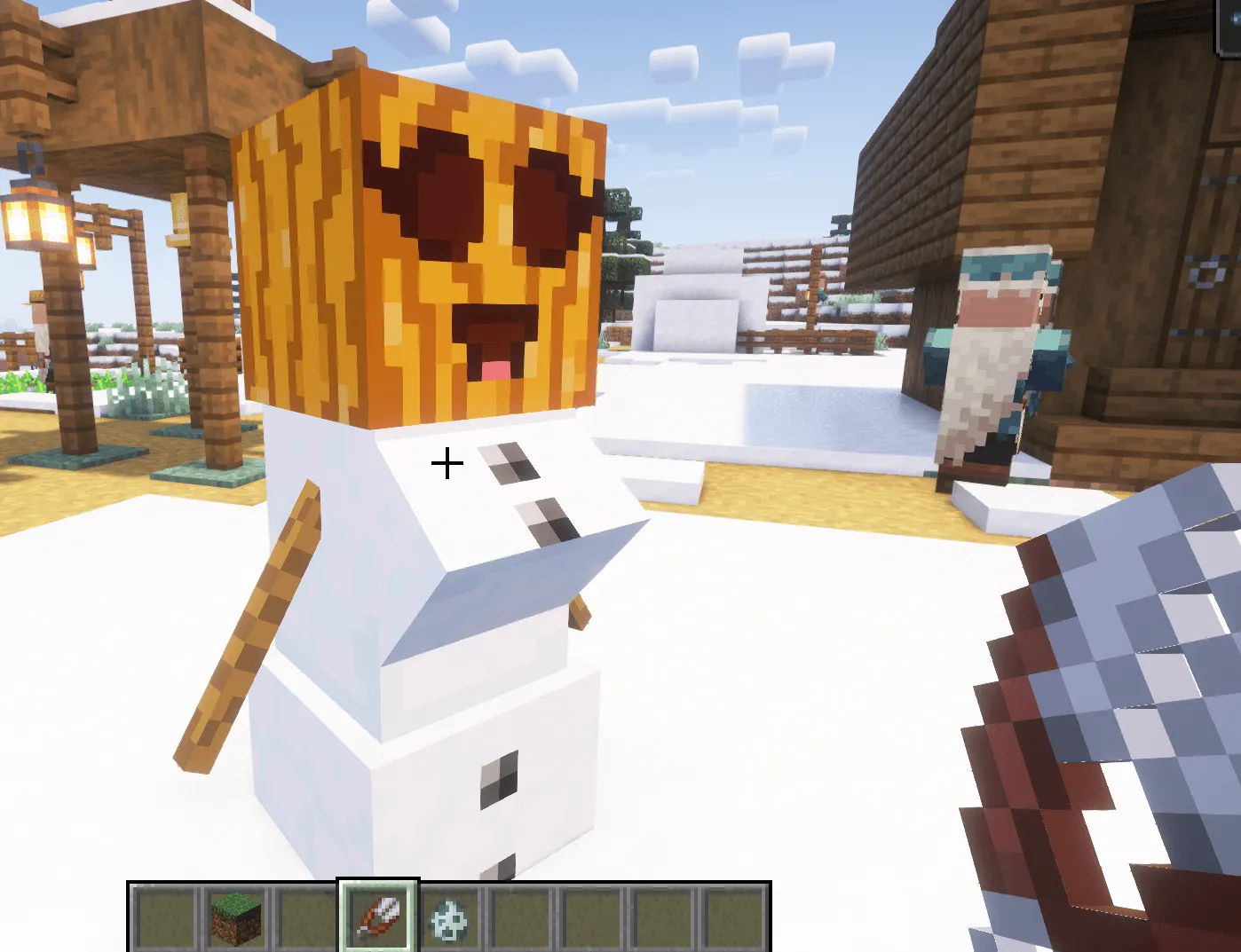 Female Snow Golem — скриншот 2 (Текстуры, Minecraft)