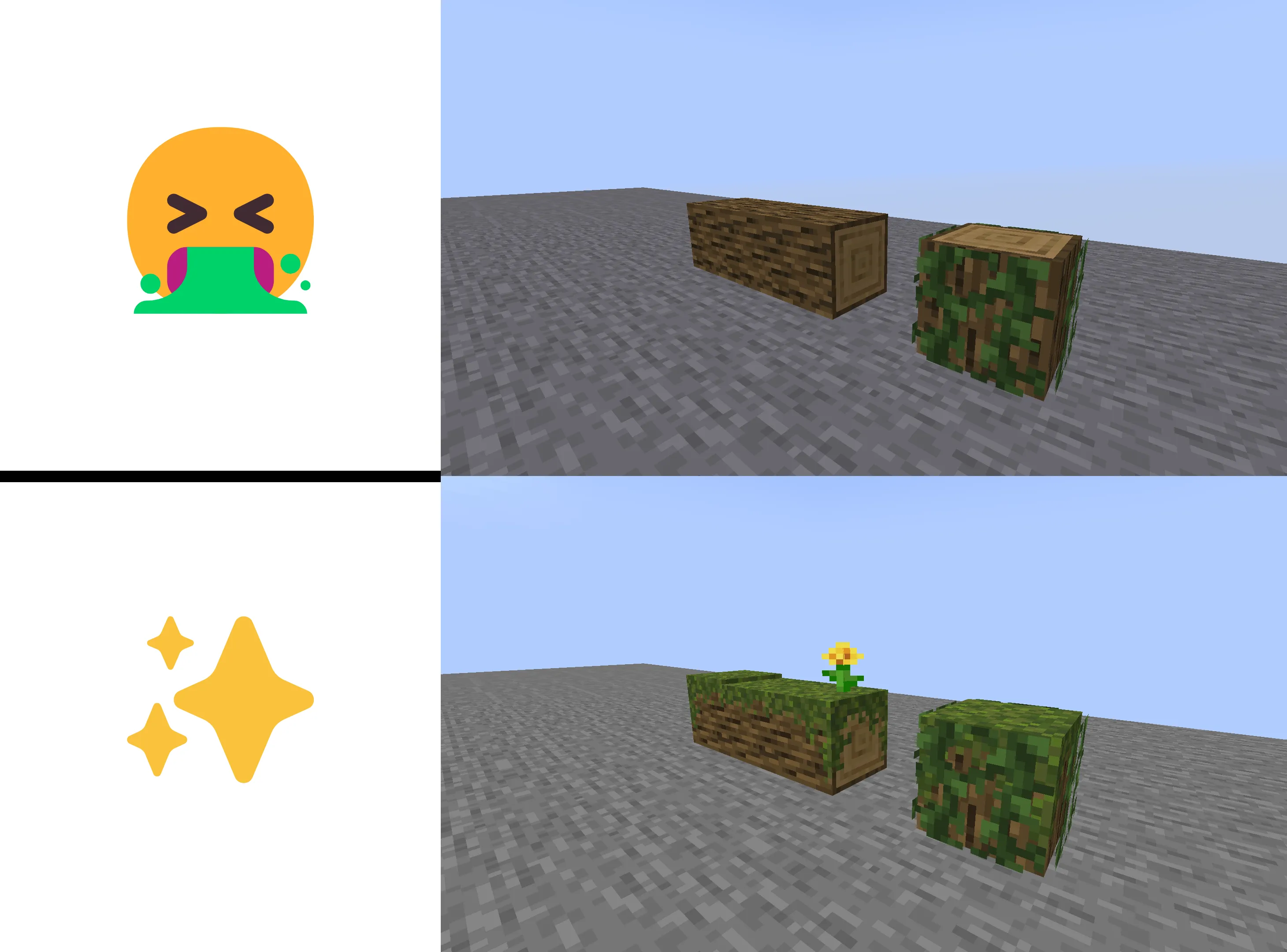 Mossin' Around, Моды, Minecraft