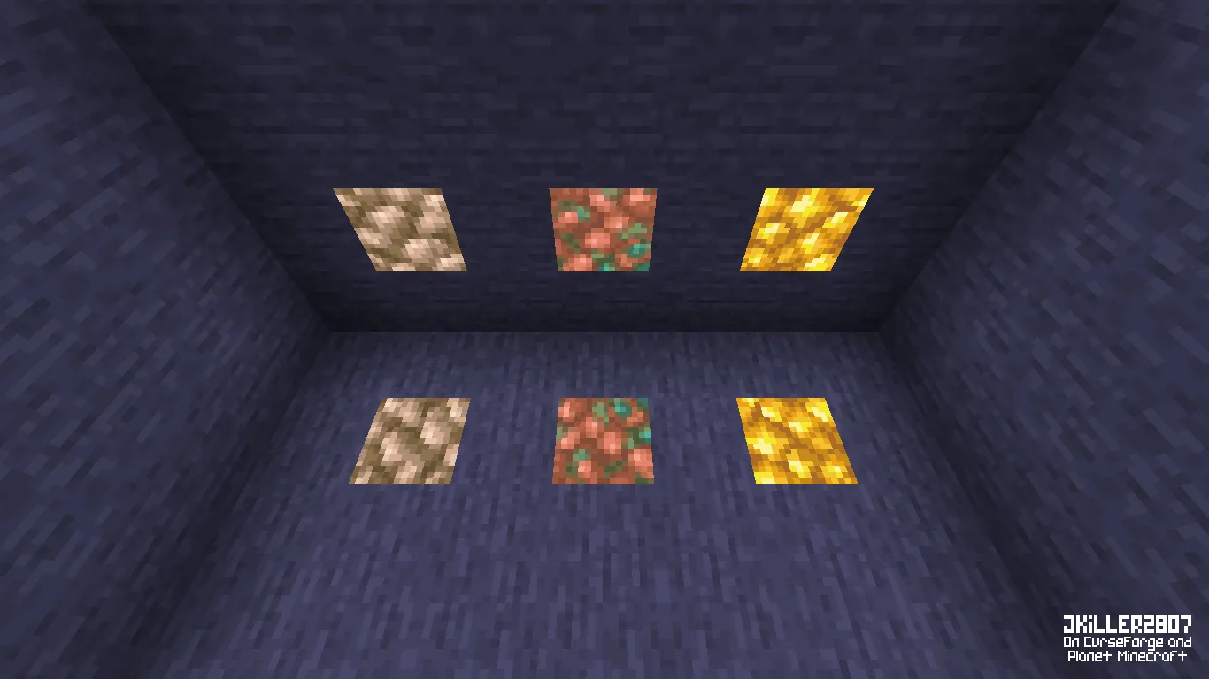 Visible M-Ore Variants, Текстуры, Minecraft