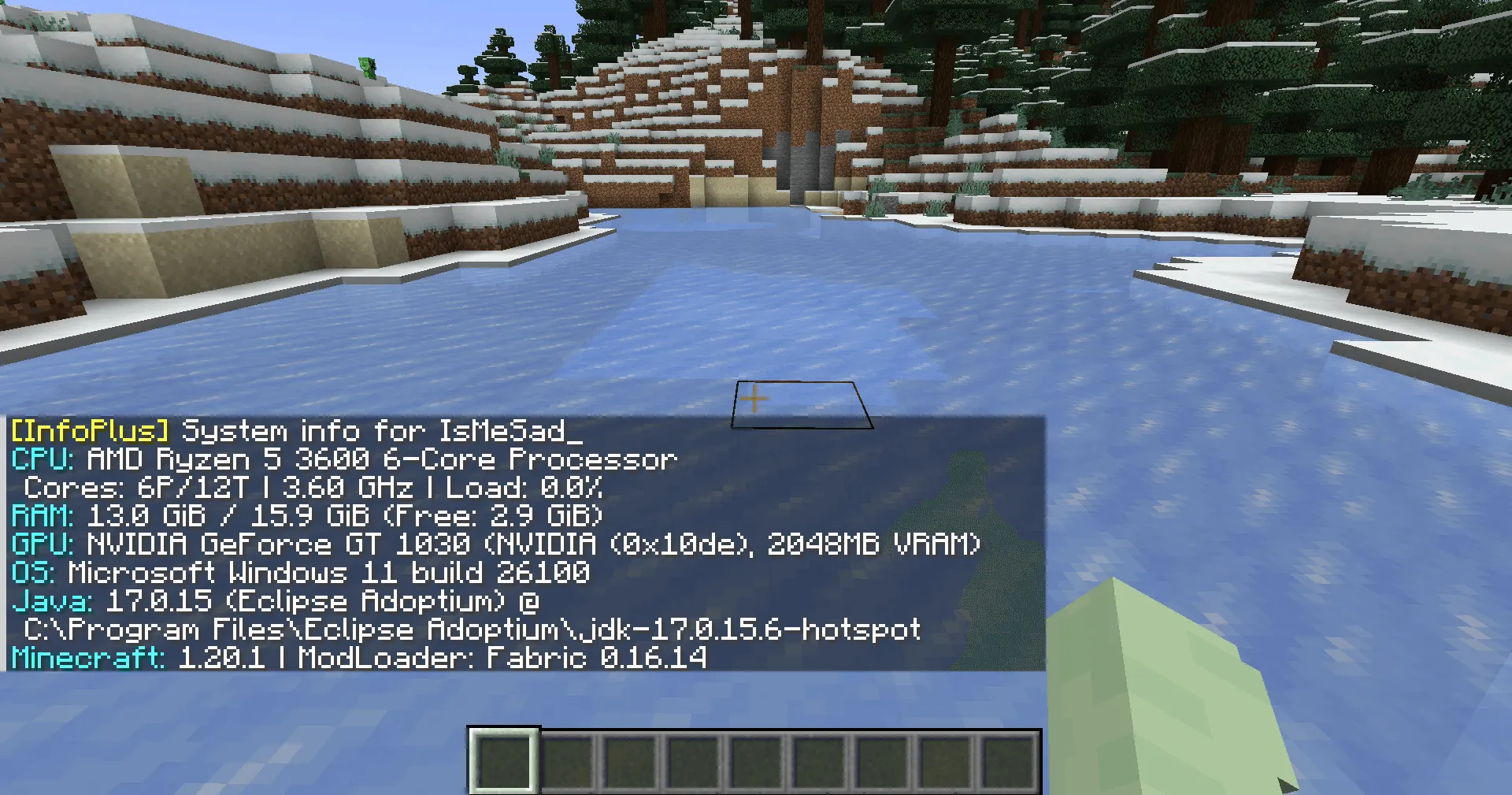 InfoPlus+ 📑, Моды, Minecraft