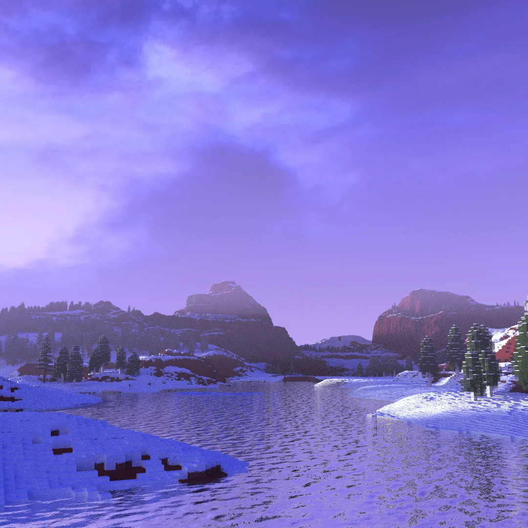 Redcliff Islands - 2.5k x 2.5k Winter Islands, Карты, Minecraft