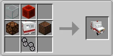 Emergency car and helicopter by JCC, Моды, Minecraft