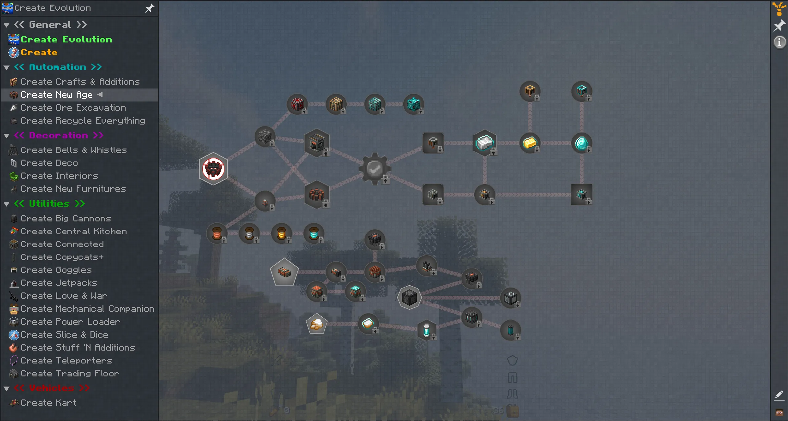 Create Evolution - With Create 6.0 and Quests! | +35 Create Addons, Модпаки, Minecraft