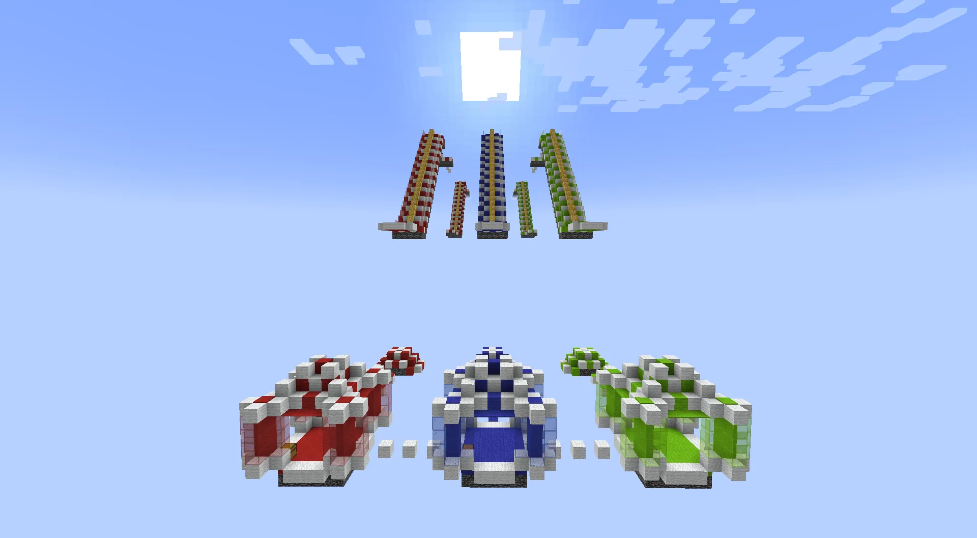 Escadona de LuckyBlock — скриншот 2 (Модпаки, Minecraft)