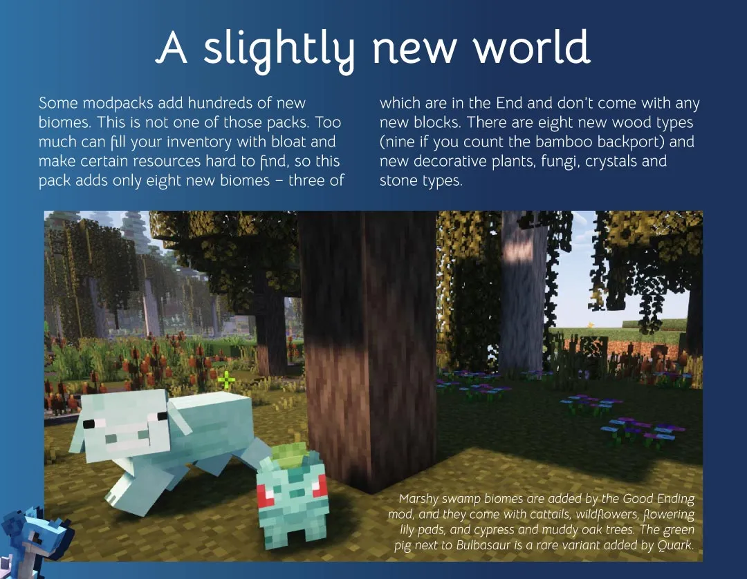 Comfy Cobble Creatures, Модпаки, Minecraft
