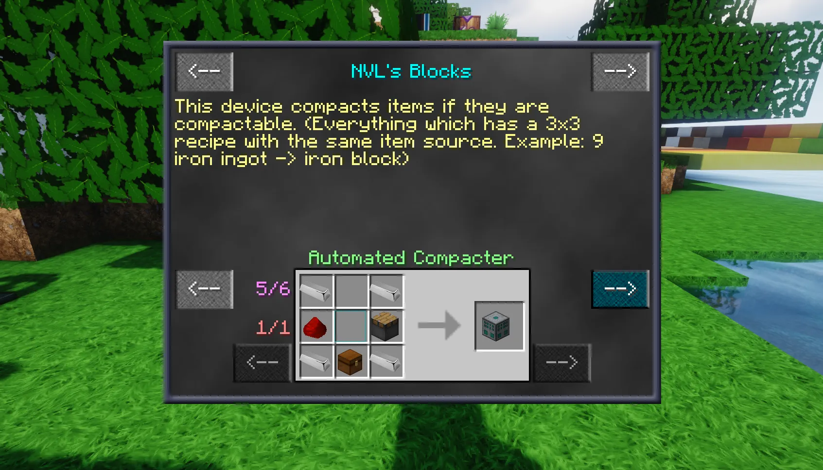 NVL's Blocks, Моды, Minecraft