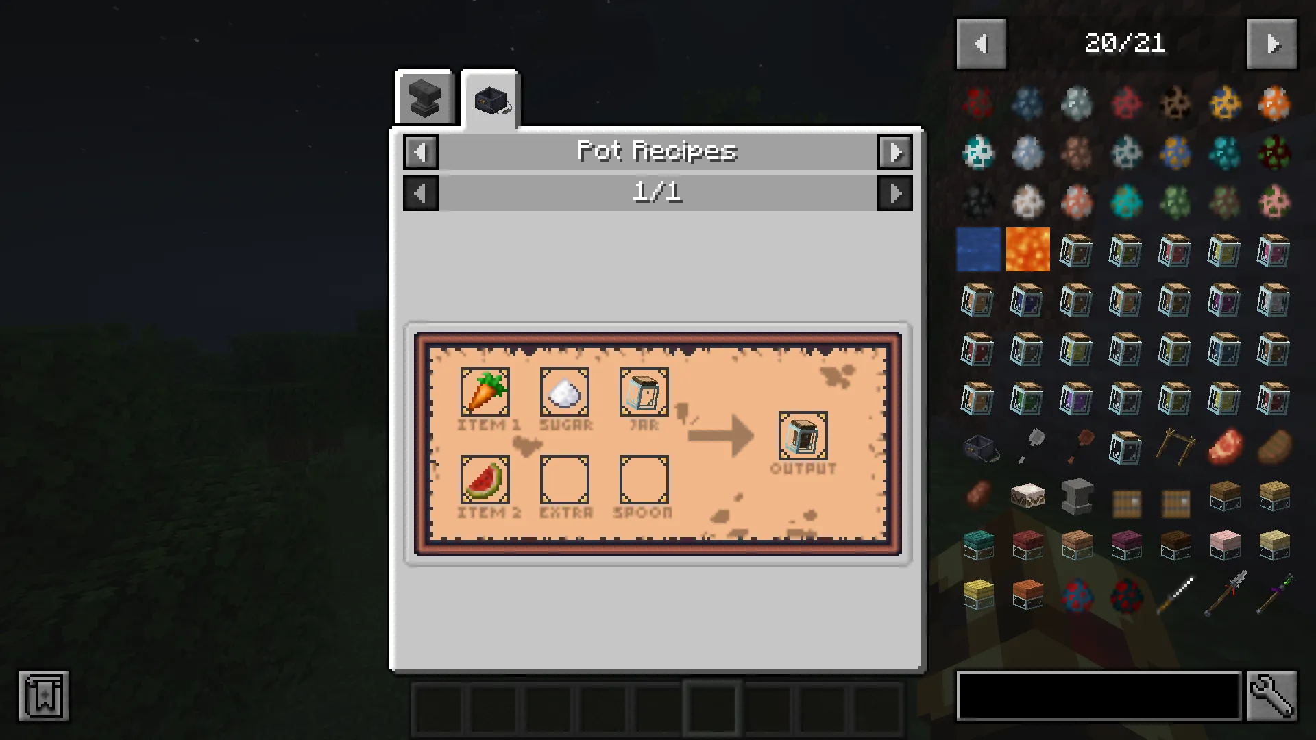 Sweet Tales Update, Моды, Minecraft