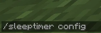 SleepTimer — скриншот 3 (Моды, Minecraft)
