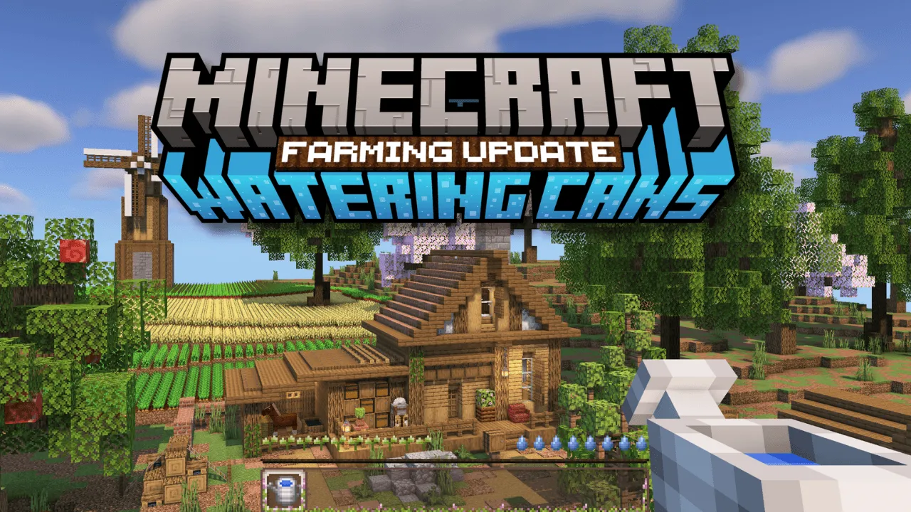 Watering Cans [Dew Drop] — скриншот 1 (Моды, Minecraft)