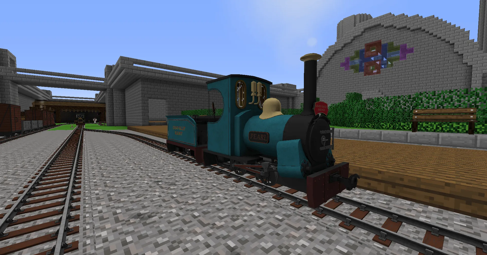 PWR and GVR Railways IR — скриншот 7 (Текстуры, Minecraft)