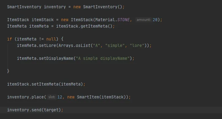SmartUI API — скриншот 3 (Плагины, Minecraft)