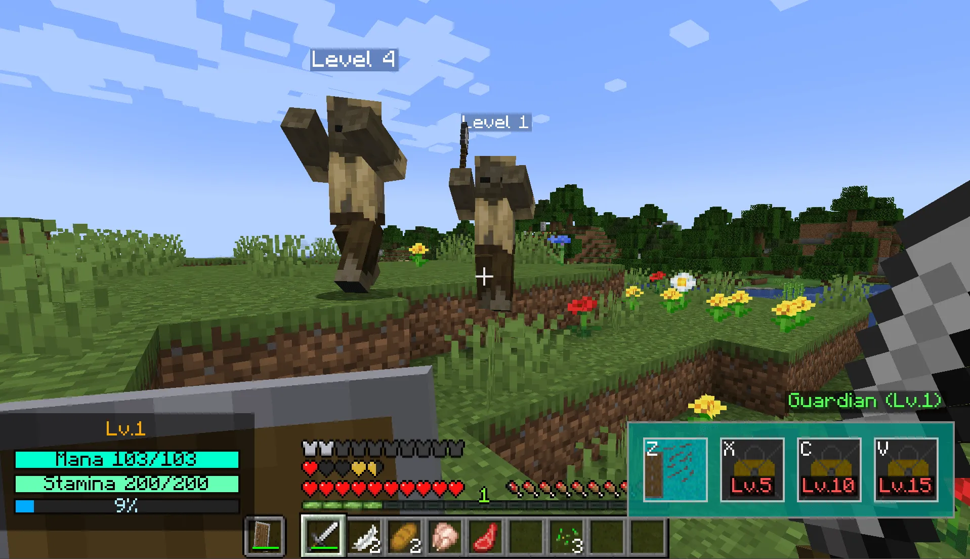 Tessarected, Моды, Minecraft